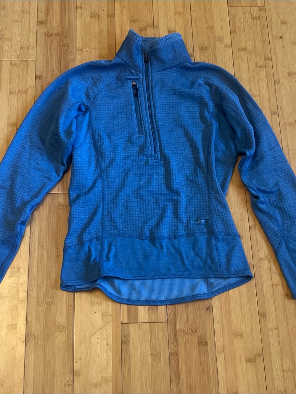 Patagonia R1 Blue Quarter-Zip Fleece Pullover